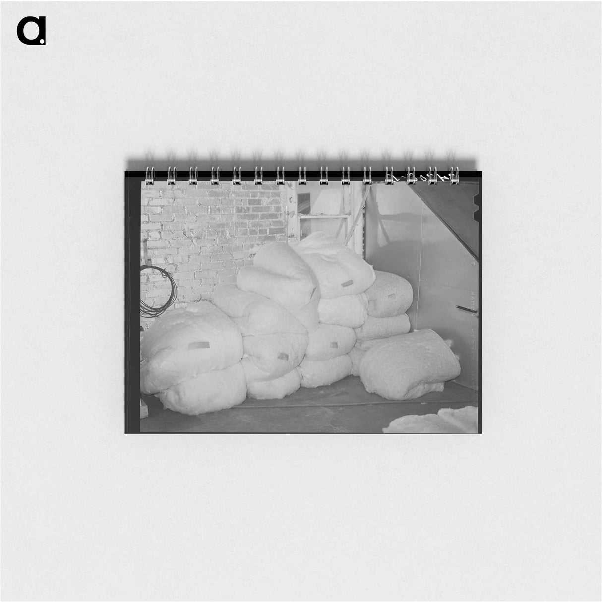アートメモ帳-Cotton Bats Mattress Factory, San Angelo, Texas
 - ラッセル リー Memo.