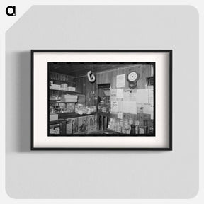 アートポスター-Corner of General Store, Olga, Louisiana
 - ラッセル リー Poster.