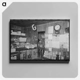 アートパネル-Corner of General Store, Olga, Louisiana
 - ラッセル リー Canvas.