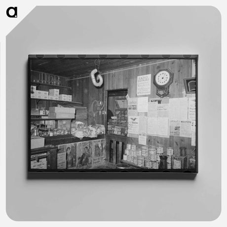アートパネル-Corner of General Store, Olga, Louisiana
 - ラッセル リー Canvas.