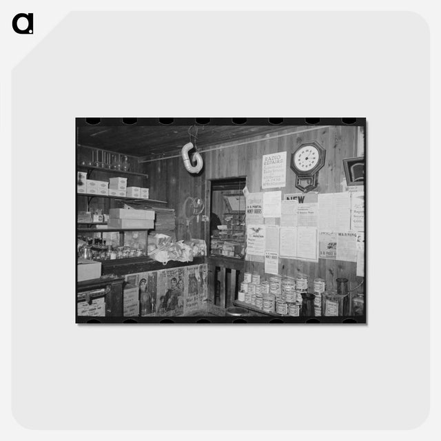 アートポストカード-Corner of General Store, Olga, Louisiana
 - ラッセル リー Postcard.