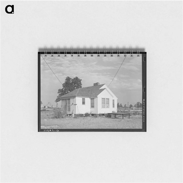 アートメモ帳-Types of Houses, Lake Dick Project, Arkansas
 - ラッセル リー Memo.