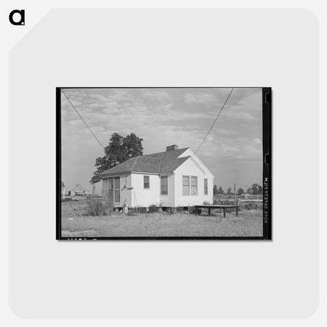 アートポストカード-Types of Houses, Lake Dick Project, Arkansas
 - ラッセル リー Postcard.