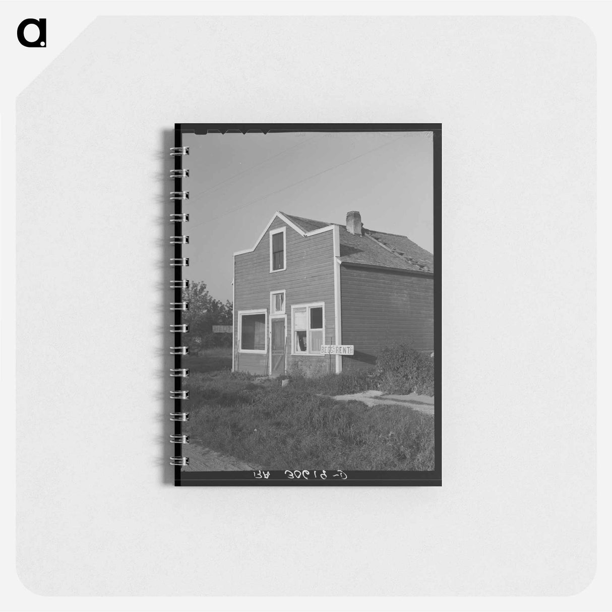 アートメモ帳-Boarding House at Littlefork, Minnesota
 - ラッセル リー Memo.