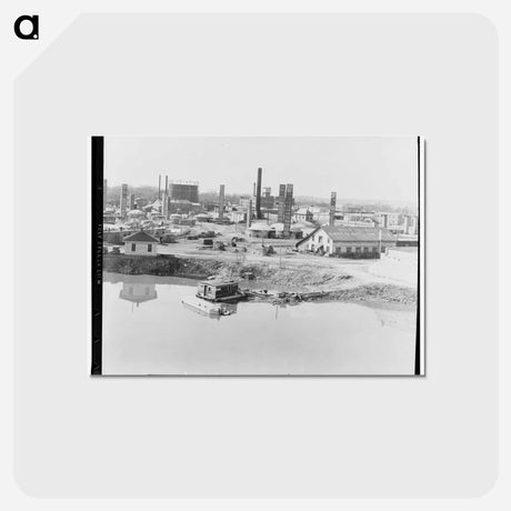 アートポストカード-Idle Tile Factory, Ottawa, Illinois
 - ラッセル リー Postcard.