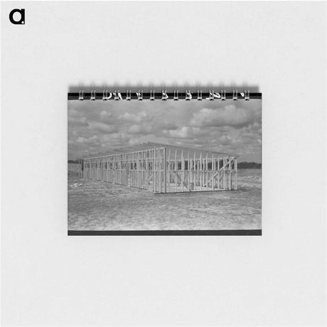 アートメモ帳-Framework Erection, Migrant Camp, Sinton, Texas
 - ラッセル リー Memo.