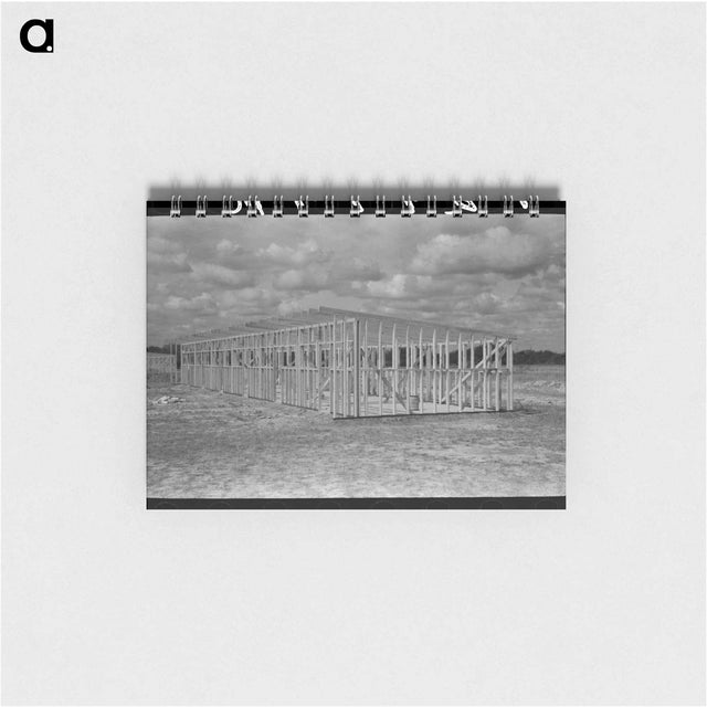 アートメモ帳-Framework Erection, Migrant Camp, Sinton, Texas
 - ラッセル リー Memo.