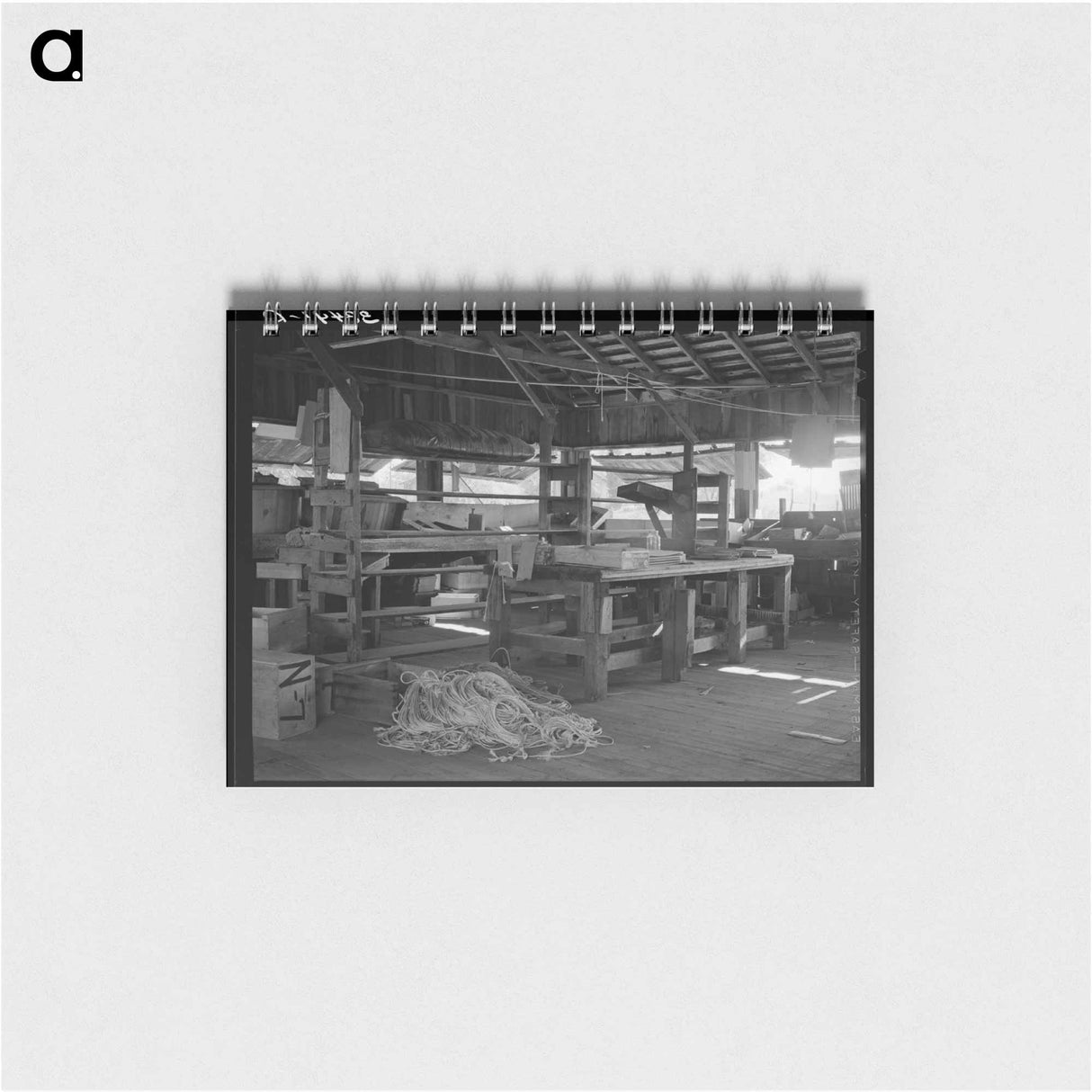 アートメモ帳-Packing Shed, Placer County, California
 - ラッセル リー Memo.