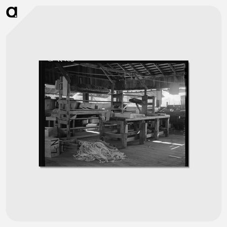 アートポストカード-Packing Shed, Placer County, California
 - ラッセル リー Postcard.