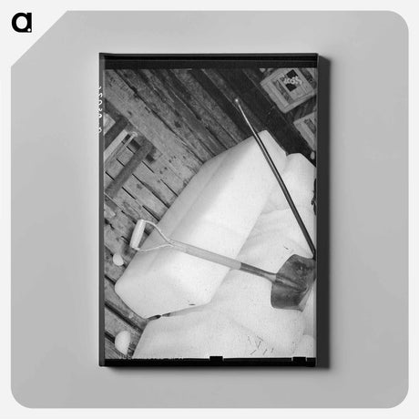 アートパネル-Ice and Icing Tools in Freight Car, Alamo, Texas
 - ラッセル リー Canvas.