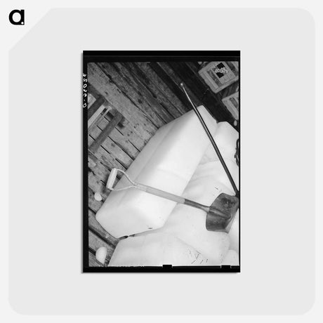 アートポストカード-Ice and Icing Tools in Freight Car, Alamo, Texas
 - ラッセル リー Postcard.