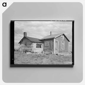 アートパネル-J. W. Panchot's House, Near Northome, Minnesota
 - ラッセル リー Canvas.
