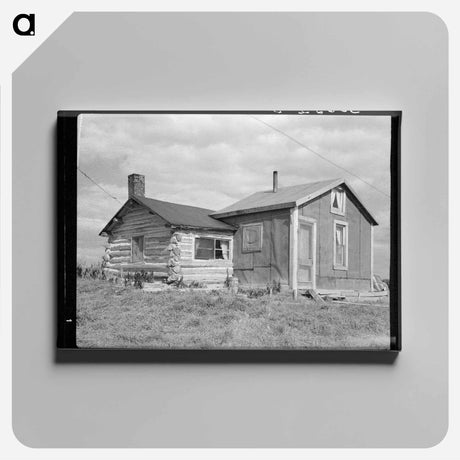 アートパネル-J. W. Panchot's House, Near Northome, Minnesota
 - ラッセル リー Canvas.