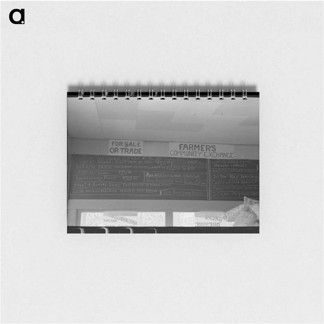 アートメモ帳-Sign in Store, Eden, Idaho
 - ラッセル リー Memo.