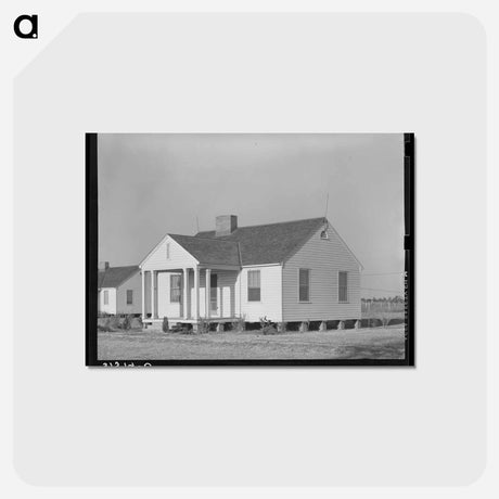 アートポストカード-Lake Dick Project House
 - ラッセル リー Postcard.
