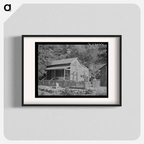 アートポスター-House in Mogollon, New Mexico
 - ラッセル リー Poster.