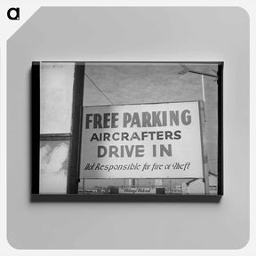 アートパネル-Parking for Aircraft Employees
 - ラッセル リー Canvas.