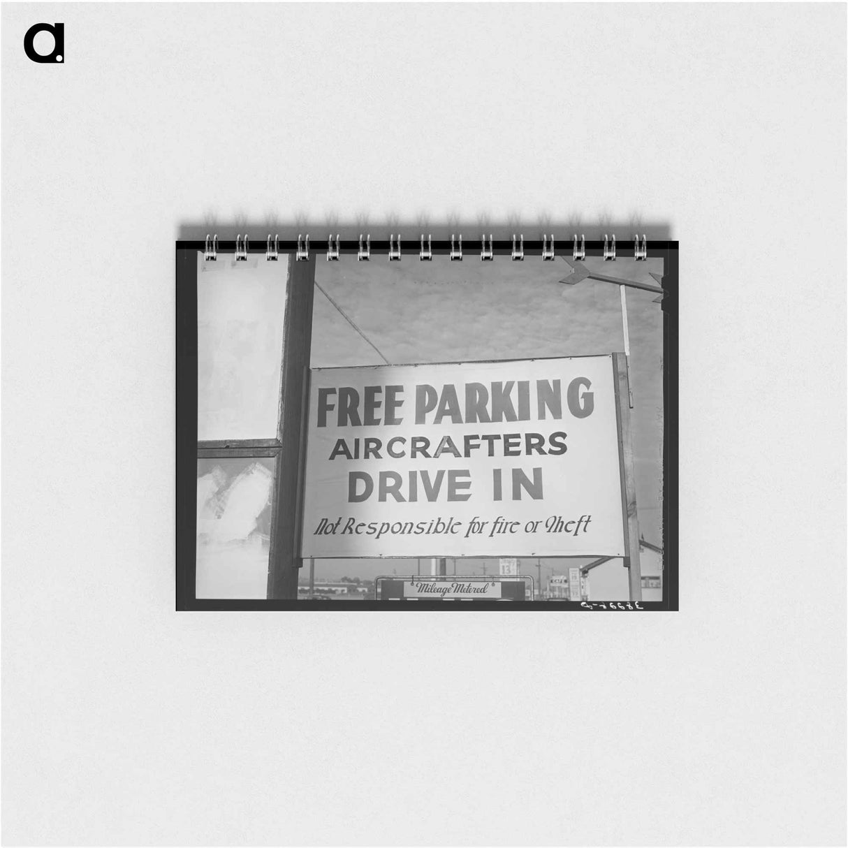 アートメモ帳-Parking for Aircraft Employees
 - ラッセル リー Memo.