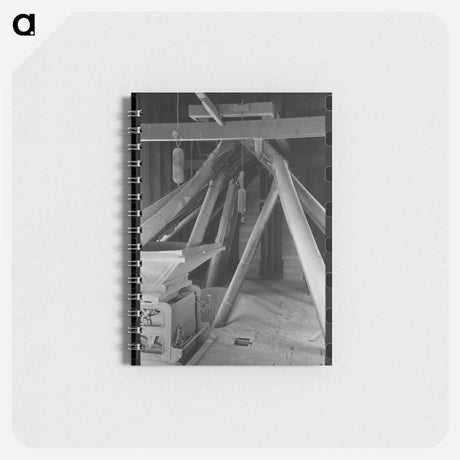 アートメモ帳-Directing Bulk Wheat, Eureka Flats, Walla Walla County, Washington
 - ラッセル リー Memo.