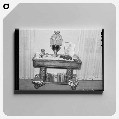 アートパネル-Interior, Jim Hardin Residence, Two Bit Creek, South Dakota
 - ラッセル リー Canvas.