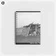アートメモ帳-Cowshed on Farm in McIntosh County, Oklahoma
 - ラッセル リー Memo.