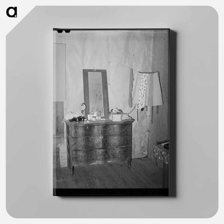 アートパネル-Bureau in Tenant Farmer's Bedroom
 - ラッセル リー Canvas.