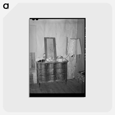 アートポストカード-Bureau in Tenant Farmer's Bedroom
 - ラッセル リー Postcard.