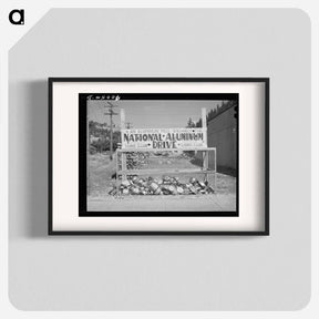 アートポスター-Aluminum Collection, Orofino, Idaho
 - ラッセル リー Poster.
