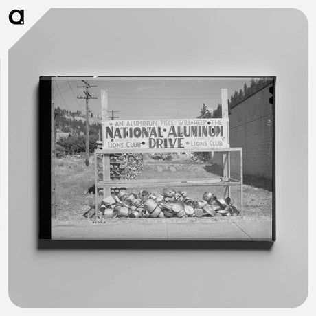 アートパネル-Aluminum Collection, Orofino, Idaho
 - ラッセル リー Canvas.