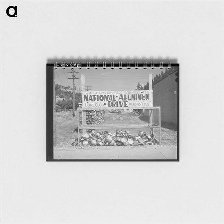 アートメモ帳-Aluminum Collection, Orofino, Idaho
 - ラッセル リー Memo.