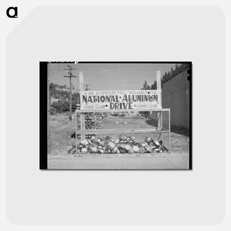 アートポストカード-Aluminum Collection, Orofino, Idaho
 - ラッセル リー Postcard.
