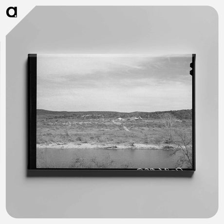 アートパネル-Kimble County Ranch
 - ラッセル リー Canvas.