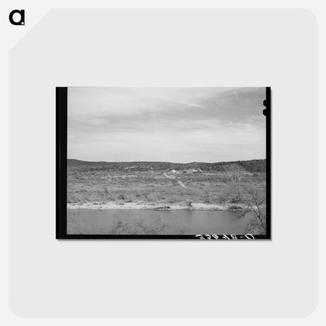 アートポストカード-Kimble County Ranch
 - ラッセル リー Postcard.