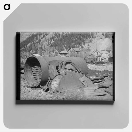 アートパネル-Remains of Boiler, Eureka Mining Camp
 - ラッセル リー Canvas.