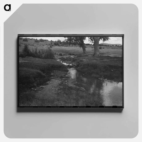 アートパネル-Irrigation Water for Concho, Arizona
 - ラッセル リー Canvas.