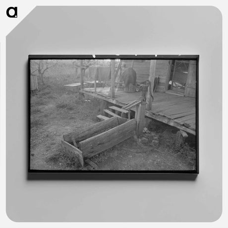 アートパネル-Cajun Watering Trough
 - ラッセル リー Canvas.