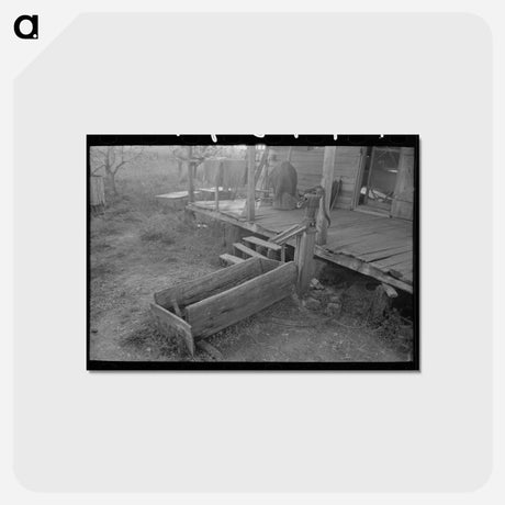 アートポストカード-Cajun Watering Trough
 - ラッセル リー Postcard.