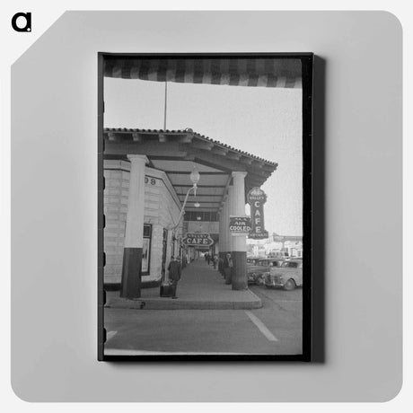アートパネル-Street Scene, Yuma, Arizona
 - ラッセル リー Canvas.