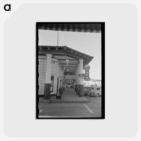 アートポストカード-Street Scene, Yuma, Arizona
 - ラッセル リー Postcard.