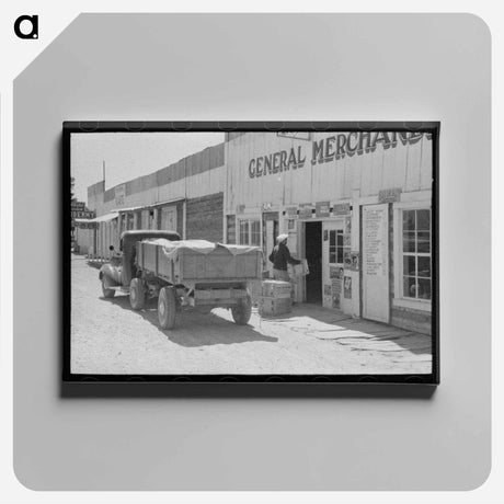 アートパネル-Vendor, Pie Town, New Mexico
 - ラッセル リー Canvas.