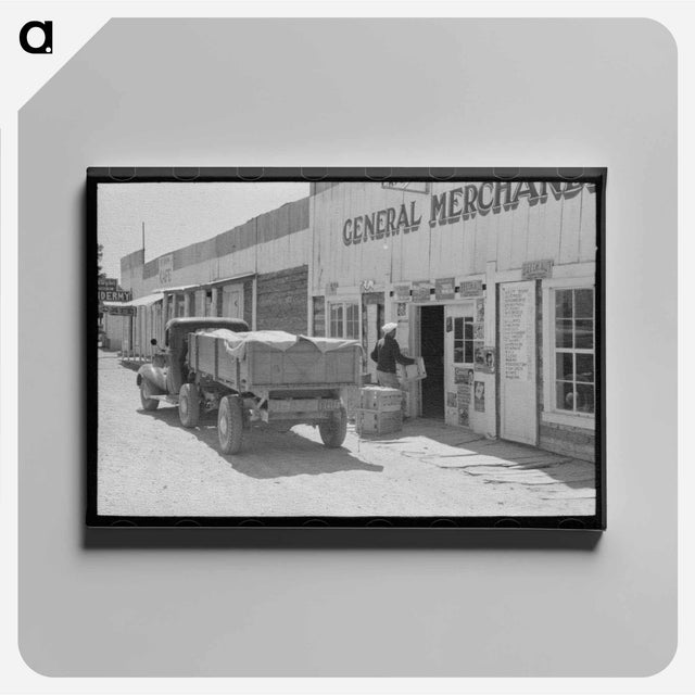 アートパネル-Vendor, Pie Town, New Mexico
 - ラッセル リー Canvas.