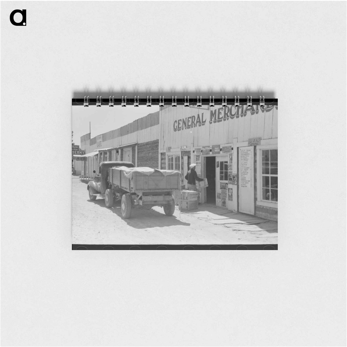 アートメモ帳-Vendor, Pie Town, New Mexico
 - ラッセル リー Memo.