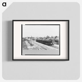 アートポスター-Loading Platform for Tank Cars, Seminole Oil Field, Oklahoma
 - ラッセル リー Poster.