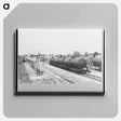 アートパネル-Loading Platform for Tank Cars, Seminole Oil Field, Oklahoma
 - ラッセル リー Canvas.