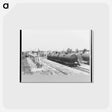 アートポストカード-Loading Platform for Tank Cars, Seminole Oil Field, Oklahoma
 - ラッセル リー Postcard.