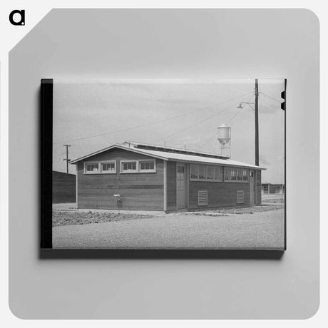 アートパネル-Migratory Labor Camp Sanitary Unit, Sinton, Texas
 - ラッセル リー Canvas.