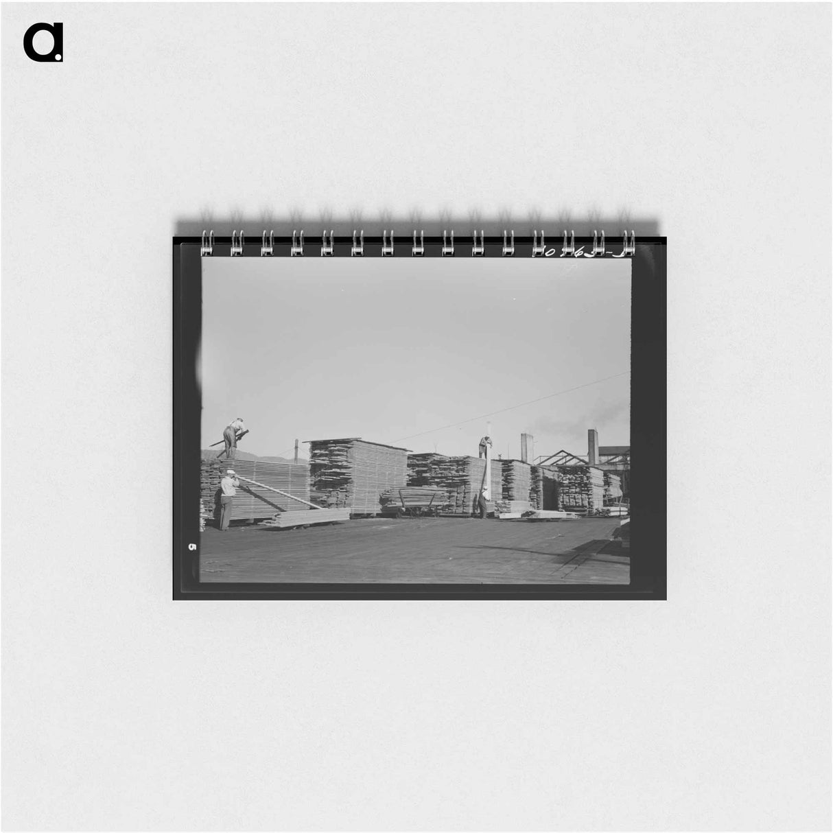 アートメモ帳-Lumberyard at Sawmill, Tillamook, Oregon
 - ラッセル リー Memo.
