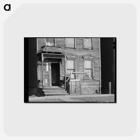 アートポストカード-Front of House on Federal Street
 - ラッセル リー Postcard.