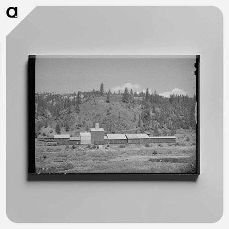 アートパネル-Wheat Elevators and Sack Warehouse, Clearwater County, Idaho
 - ラッセル リー Canvas.