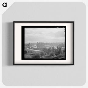 アートポスター-Log Rafts in Columbia River, Cowlitz County, Washington
 - ラッセル リー Poster.